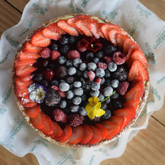 FRUTOS ROJOS CON CREMA PASTELERA - comprar online