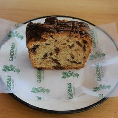 PORCION BUDIN BANANA Y CHOCOLATE