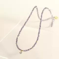 COLLAR HOLI MORADO - Tienda Ámbar