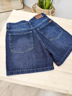 SHORT MOM FIT - INDIGO (SH0049) - Donata