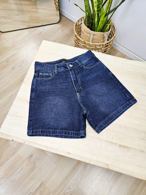 SHORT MOM FIT - INDIGO (SH0049)