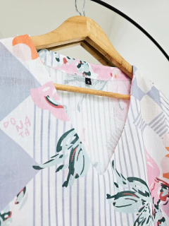 BLUSA PALERMO ROSE (BL0012) - Donata