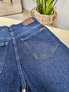 JEAN WIDE LEG CROPPED INDIGO (PA0003) - Donata