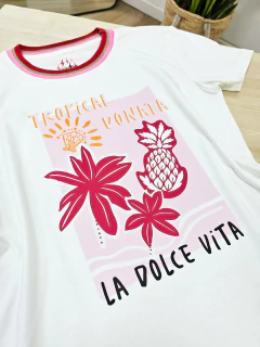 REMERA HAWAIIAN (RE0470) - tienda online