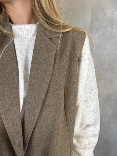 COLETE ALFAIATARIA ALONGADO MELANGE FOX na internet