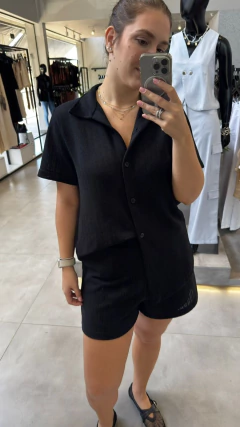 SHORTS SOLTO EM MALHA TRICOT FILATTI PRETO na internet