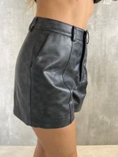 Imagem do SHORTS ALFAIATARIA PU ESTONADO CHUMBO