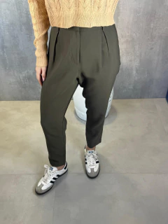 CALÇA ALFAIATARIA CENOURA VERDE MILITAR - Navy Store