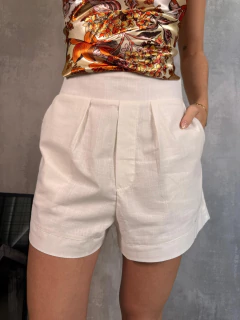 Imagem do SHORTS RESORT VISCOLINHO OFF WHITE