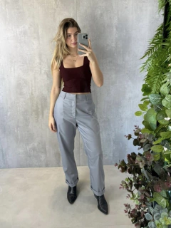 CALÇA ALFAIATARIA TERNO SOCIETY GRANIZO