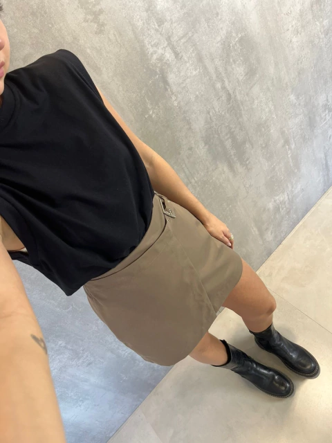 MUSCLE TEE ALGODÃO PRIME PRETA