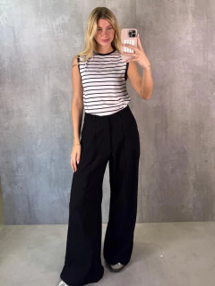 TRICOT MUSCLE TEE LISTRADO NAVAL/BRANCO na internet