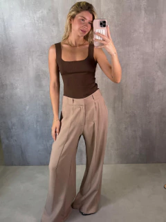 CALÇA ALFAIATARIA PANTALONA FLAME AREIA SABBIA - Navy Store