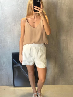 Imagem do BLUSA ALCINHA CREPE AREIA