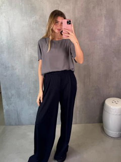 BLUSA MANGA CREPE GRANITO