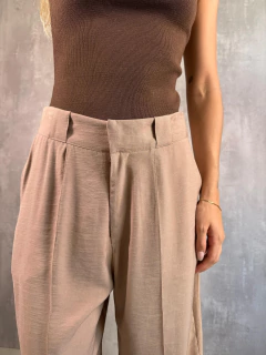 CALÇA ALFAIATARIA PANTALONA FLAME AREIA SABBIA na internet