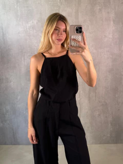 CALÇA ALFAIATARIA PANTALONA FLAME PRETA - loja online