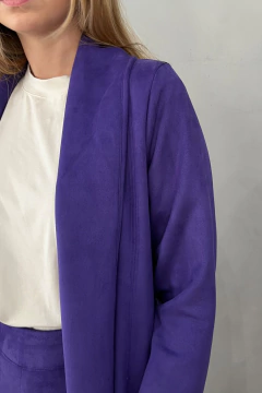 CASACO SUEDE VIOLETA - loja online