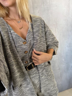 Imagem do KIMONO TWEED PRETO