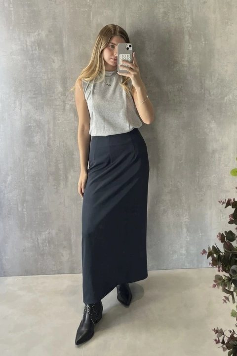 SAIA MIDI ALFAIATARIA CHUMBO