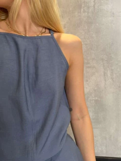 REGATA DECOTE FECHADO FLAME AZUL AIR - Navy Store