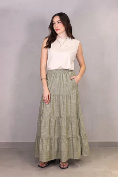 MUSCLE TEE ALGODÃO PRIME BEGE ALGODÃO na internet