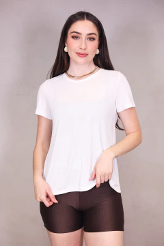 T-SHIRT TECHNO DRY ESSENTIAL BRANCA - comprar online