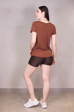 T-SHIRT TECHNO DRY ESSENTIAL CACAU - Navy Store