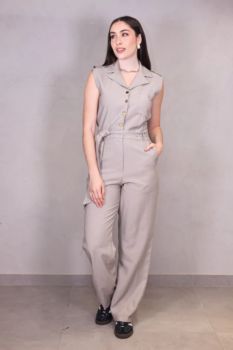 MACACÃO CARGO BOTÕES ROCHA - comprar online