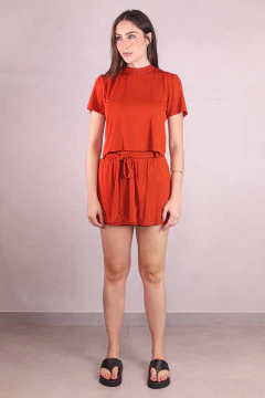 SHORTS SAIA FLORIDA TERRACOTA na internet