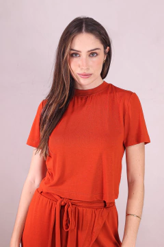 SHORTS SAIA FLORIDA TERRACOTA - loja online