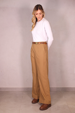 T-SHIRT BASIC MANGA LONGA BRANCA. - Navy Store