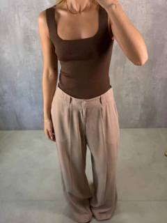 CALÇA ALFAIATARIA PANTALONA FLAME AREIA SABBIA - loja online