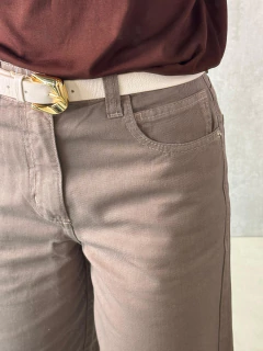 CALÇA WIDELEG SARJA KHAKI - Navy Store