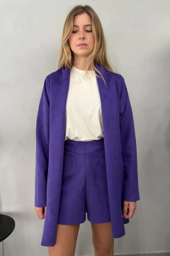 CASACO SUEDE VIOLETA na internet