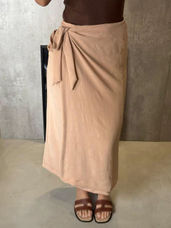 SAIA MIDI PAREÔ VISCOSE TURATTI AREIA na internet