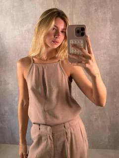 REGATA DECOTE FECHADO FLAME AREIA SABBIA - comprar online