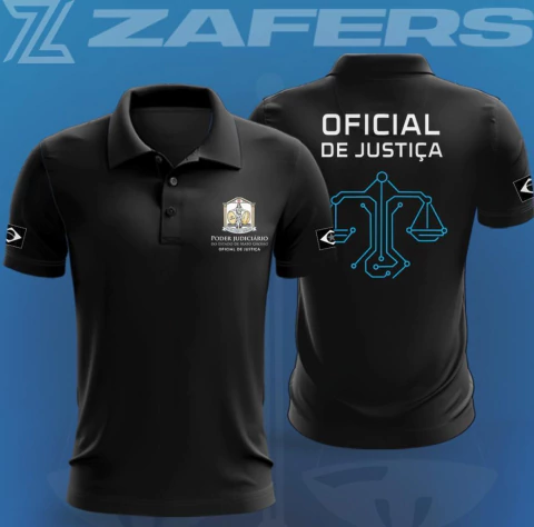 Camisa Polo de Poliamida Oficial de Justiça - comprar online