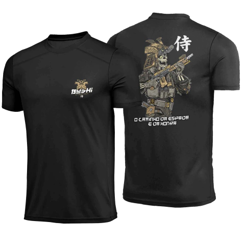 Camisa Bushi For Honor Preta Poliamida - comprar online