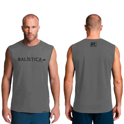 Regata Pós em Balística FC Algodão Cinza ou Preta - comprar online