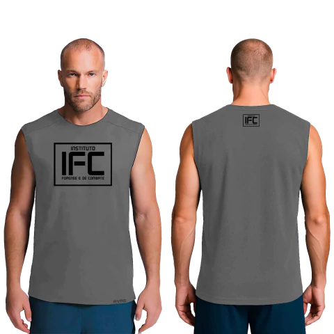 Regata IFC Logo Frente Algodão Cinza ou Preta - comprar online