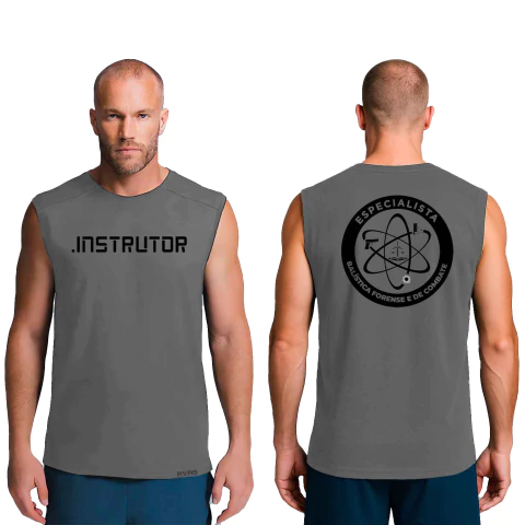 Regata .Instrutor Algodão Cinza ou Preta - comprar online