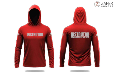 Tactical Hood - Tactics Instrutor Vermelho Poliamida com Capuz - comprar online