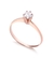 Par de alianças rose + solitário de brinde - Use Caprichos ♡ - Alianças Ouro e Prata