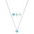 Conjunto ponto de luz azul 6mm