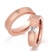 Par de alianças rose + anel de brinde - comprar online