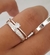 Alianças bellive 3mm+brinde anel solitario