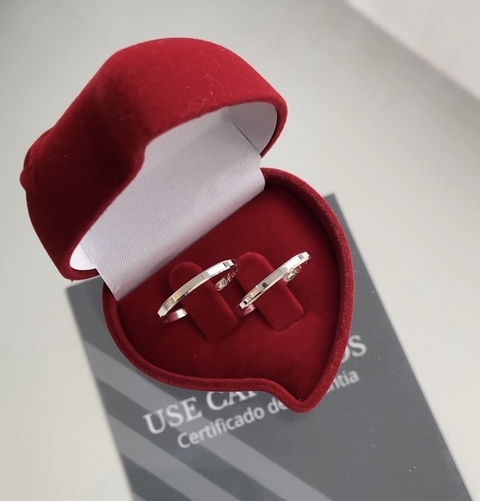 Par de alianças encanto 2mm - comprar online