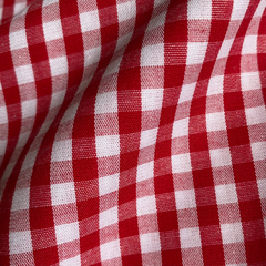 Tecido Tricoline Fio Tinto Xadrez Pequeno 9xm Vichy Vermelho 100% Algodão - comprar online