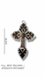 CRUCIFIXO PARA TERÇO DE PAREDE 20CM